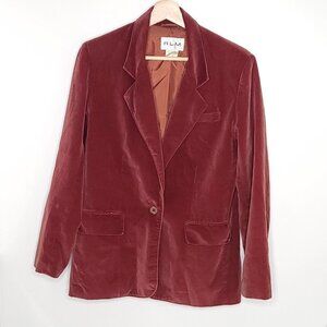 RLM Vintage Burgundy  Velvet jacket